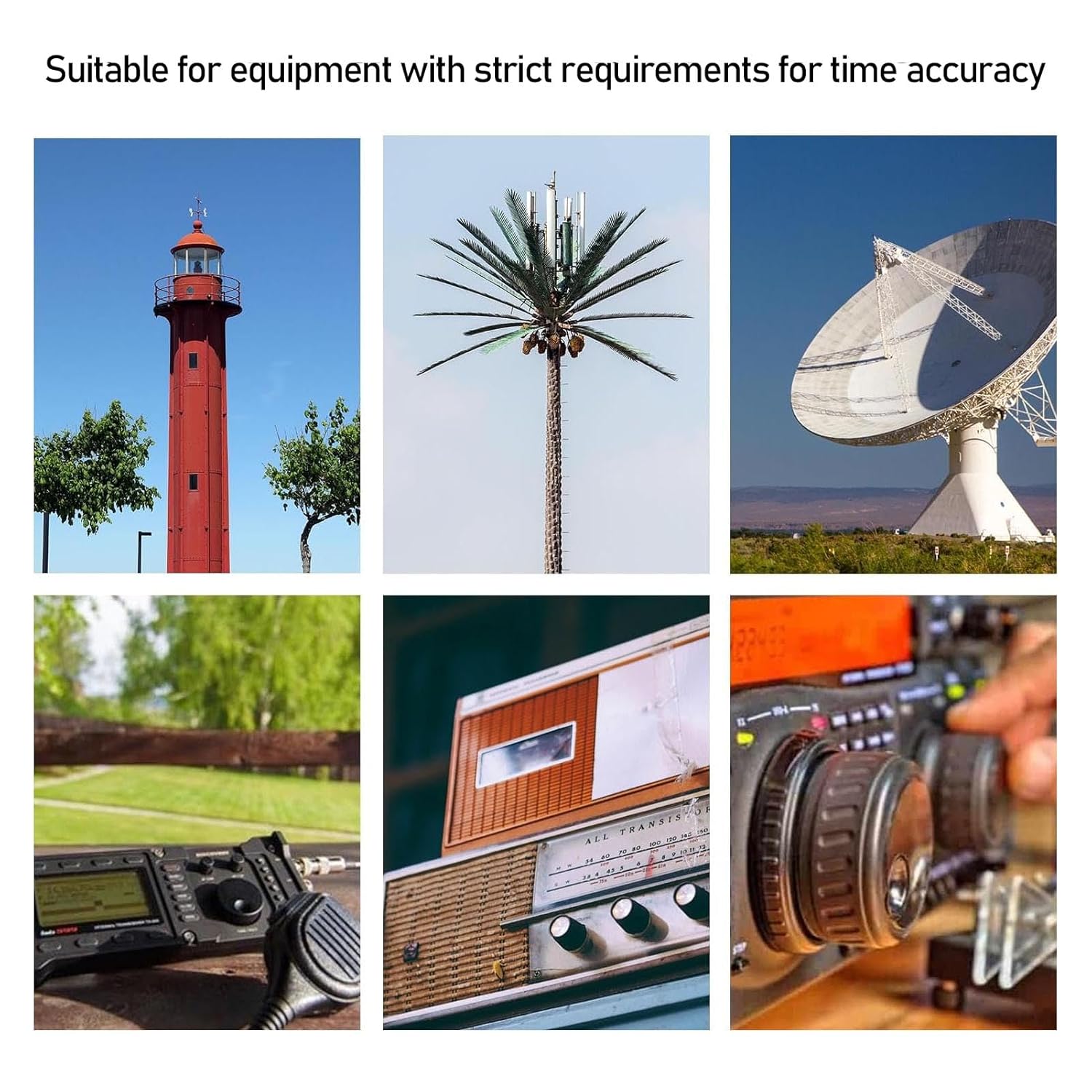 Denash Disciplined GPS GPS oscillator, 10 MHz oscillating watch for decoding, tools and meters with GPS synchronization and synchronization stability, for audio analyzer