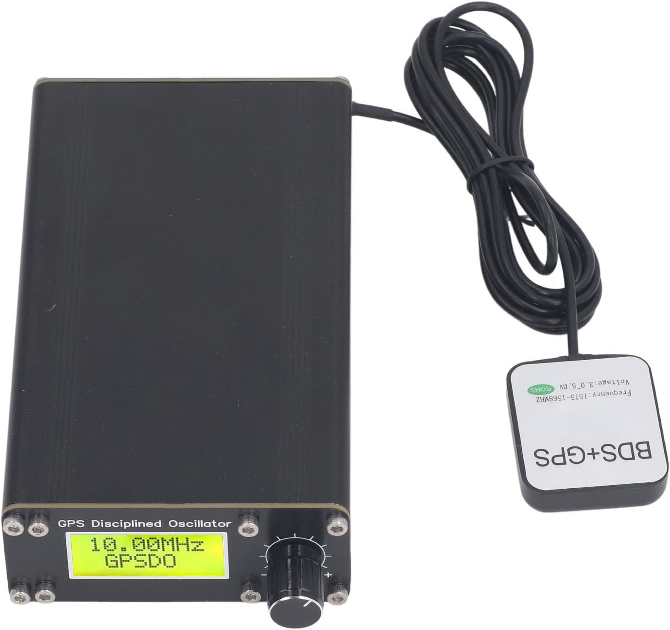 GPSDO global positioning, Disciplined Ocxo 10 MHz GPS oscillator with display screen and coding for high -end audio decodes