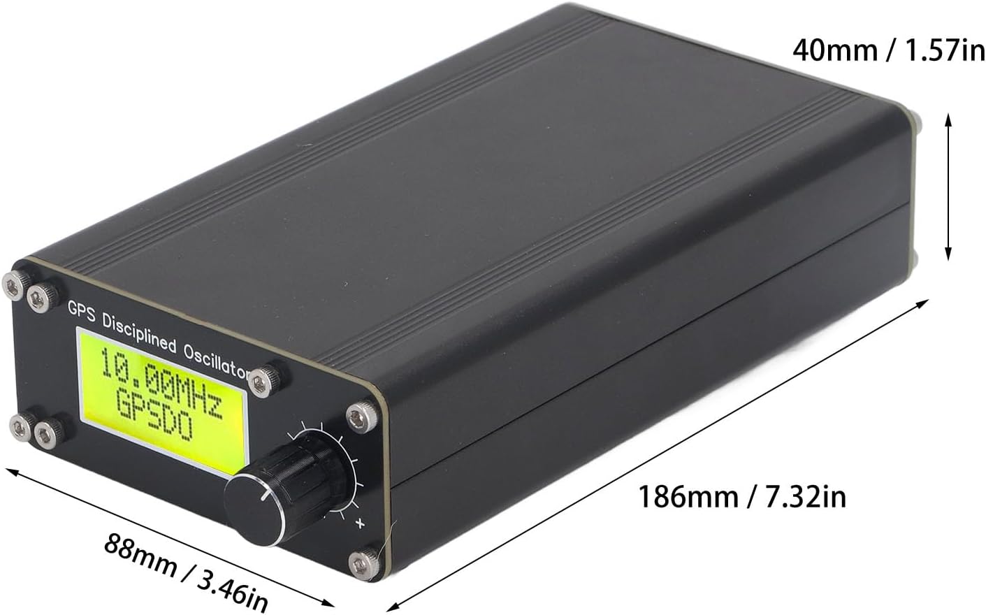GPSDO global positioning, Disciplined Ocxo 10 MHz GPS oscillator with display screen and coding for high -end audio decodes