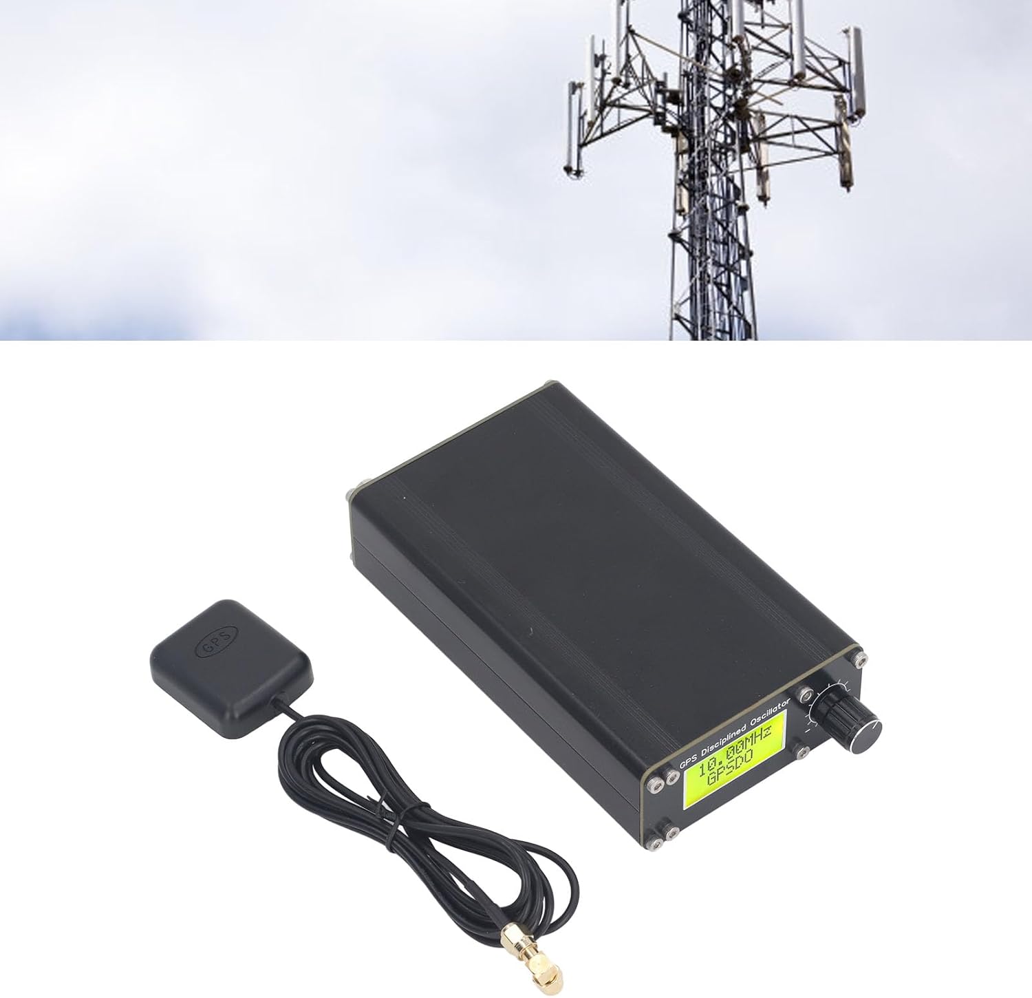 GPSDO global positioning, Disciplined Ocxo 10 MHz GPS oscillator with display screen and coding for high -end audio decodes