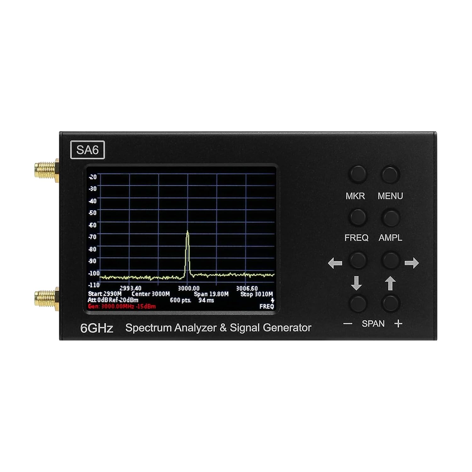 HamGeek SA6 6GHz Signal Source RF Signal Generator Spectrum Analyzer