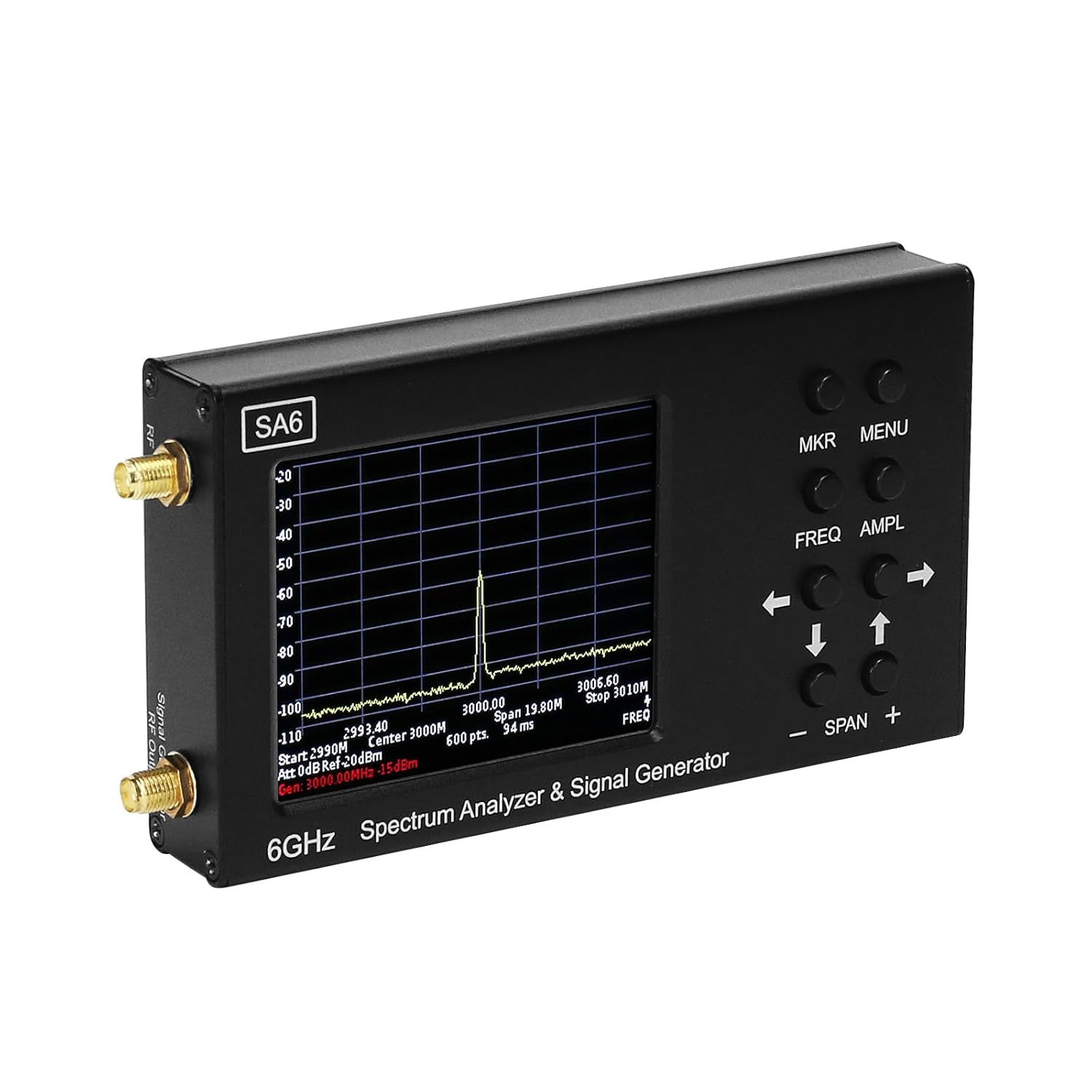 HamGeek SA6 6GHz Signal Source RF Signal Generator Spectrum Analyzer
