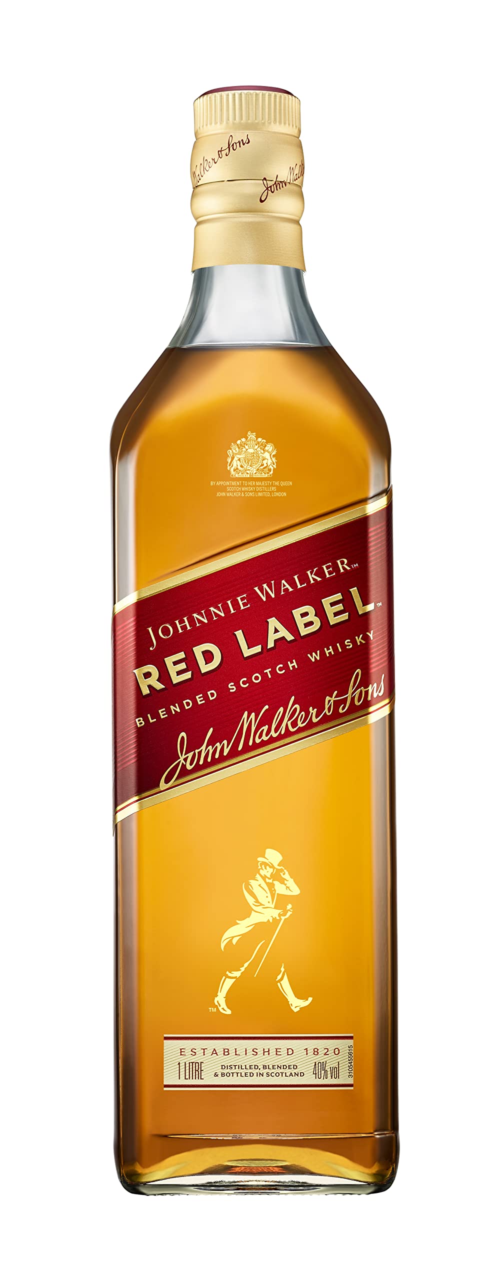 Johnnie Walker Red Label Blended Scotch Whiskey - 1 L 0.75 Single