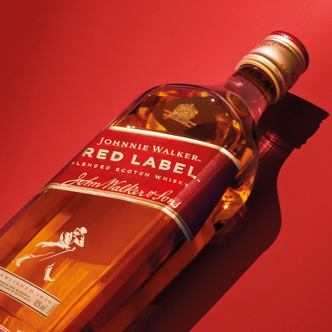 Johnnie Walker Red Label Blended Scotch Whiskey - 1 L 0.75 Single