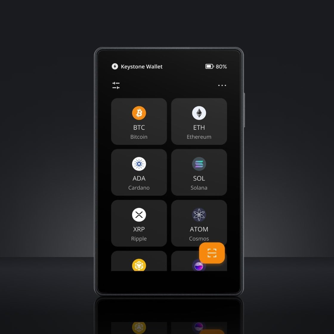 Keystone - Air -Gap cryptocurrency hardware wallet, 4 -inch touch screen, safely store your bitcoin, Ethereum and other cryptocurrencies (Keystone 3 Pro)