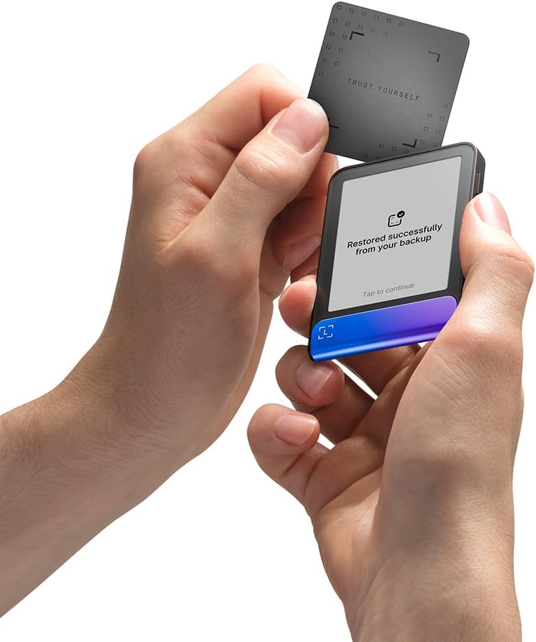 Ledger Flex - Now with Ledger Recovery Key - Discover the most intuitive Wallet Hardware in the world, with a backup key for simple and quick access (Neptune Blue Nettuno Nettuno + Recovery Key