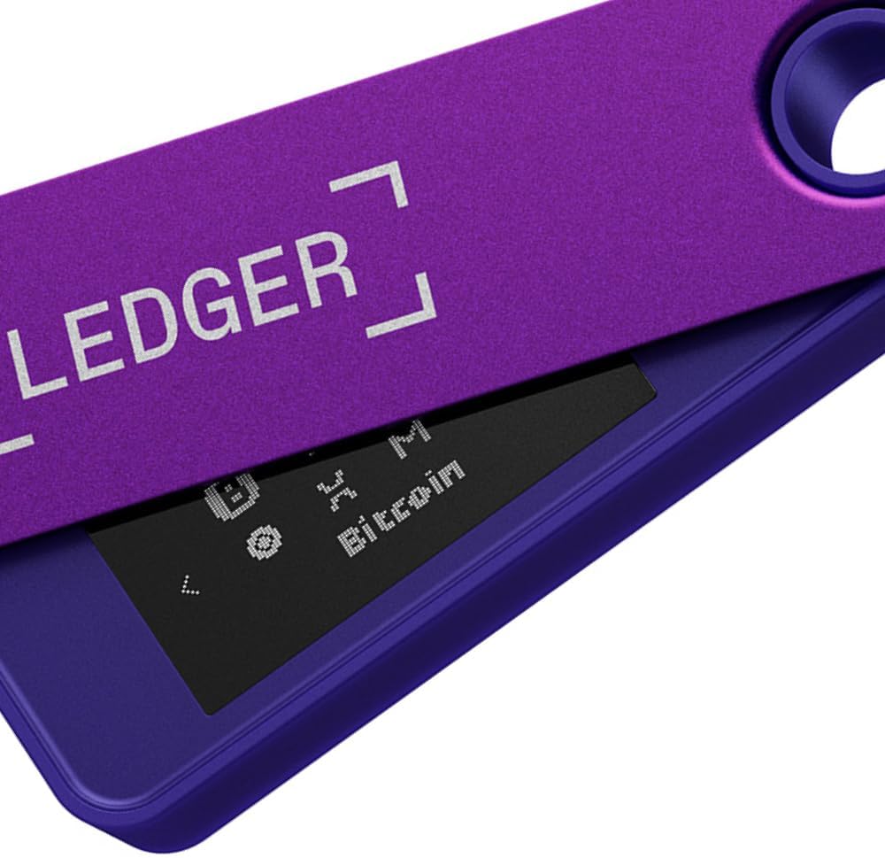 Ledger Nano S Plus (Amethyst Viola) - Hardware Wallet for cryptocurrencies (desktop and Android compatibility)