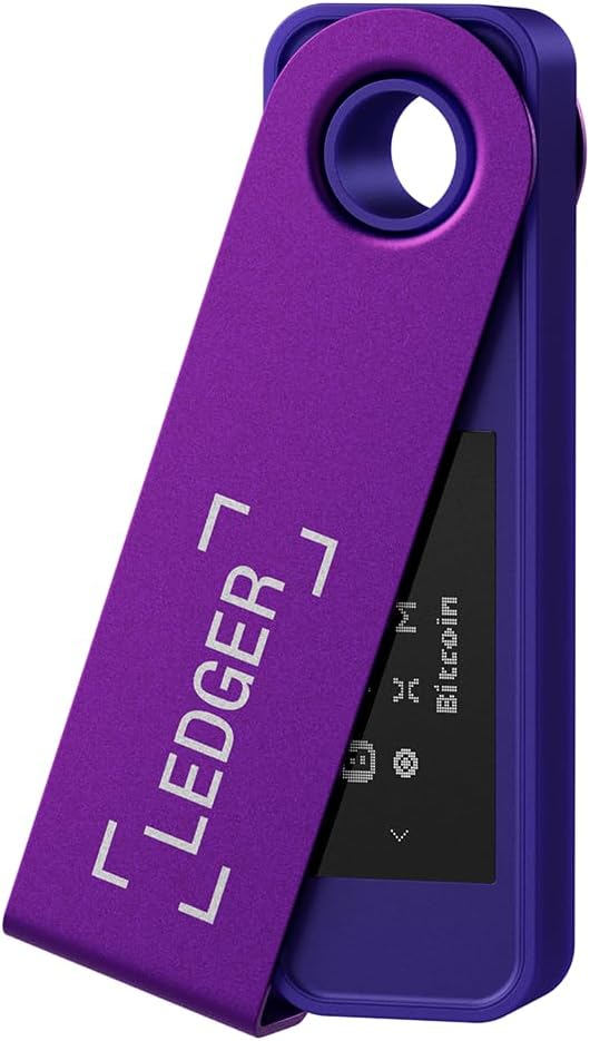 Ledger Nano S Plus (Amethyst Viola) - Hardware Wallet for cryptocurrencies (desktop and Android compatibility)