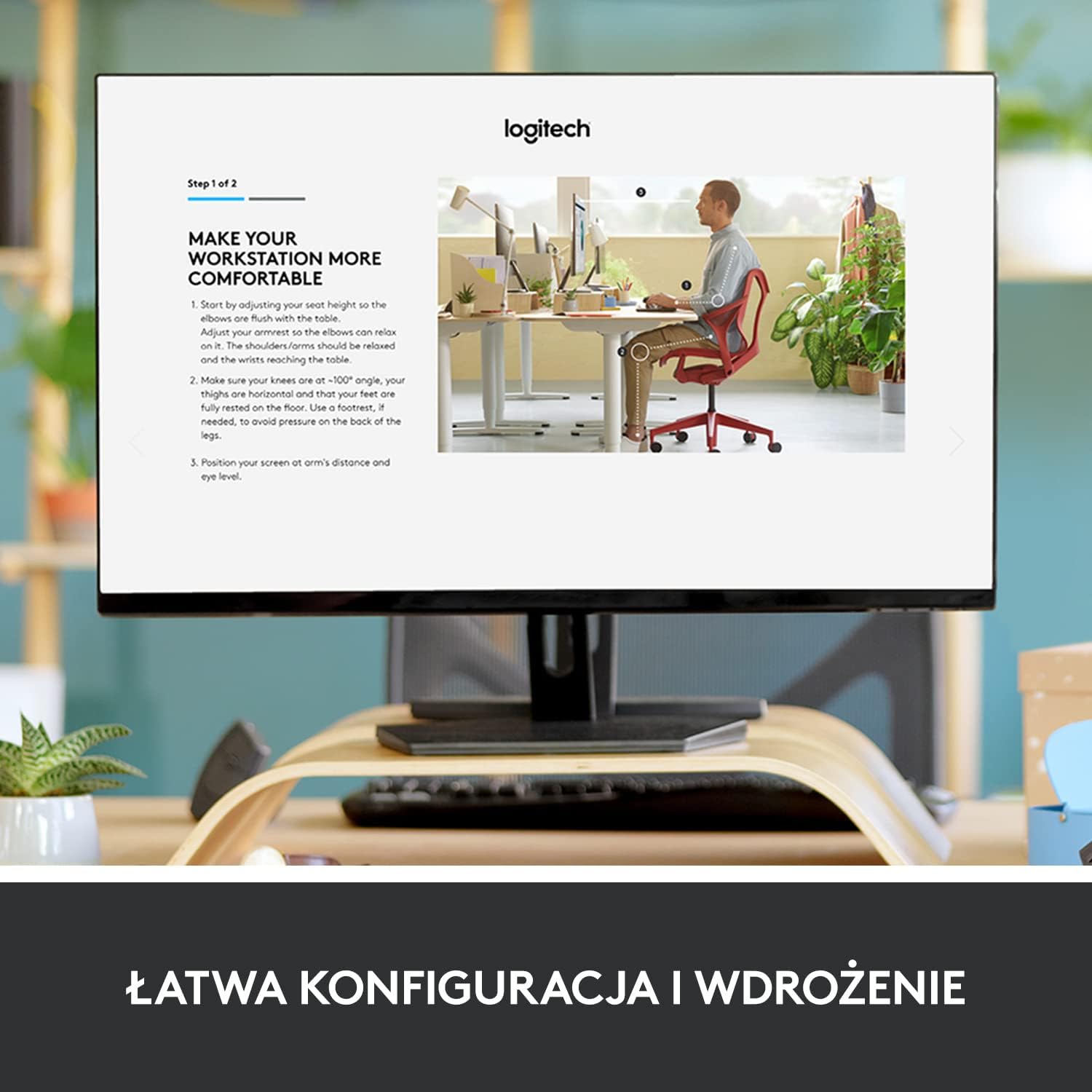 Logitech ERGO K860 for Business - Ergonomic split keyboard, International QWERTY layout - Gray