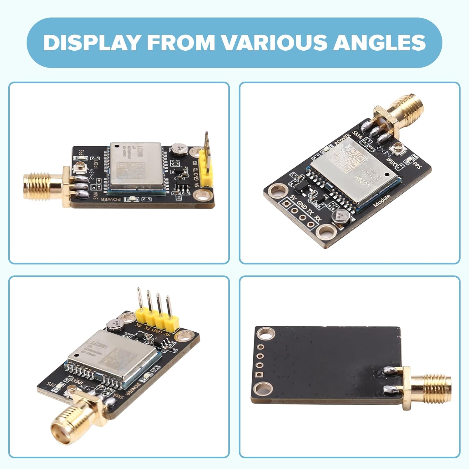 Malloy High precision base station card RTK Quectel LC29H Dual Band L1 L5 GPS High precision positioning module LC29HAA