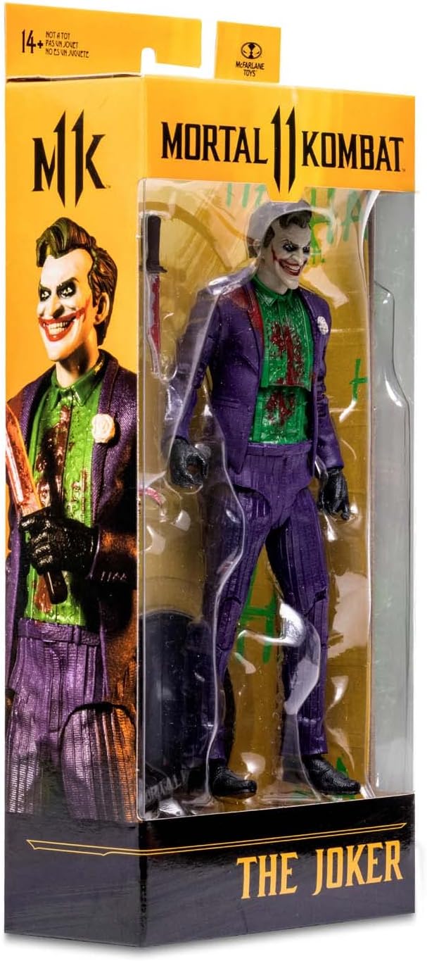 McFarlane Mortal Kombat Joker Action Figure - Bloody - TM11058 Multicolor