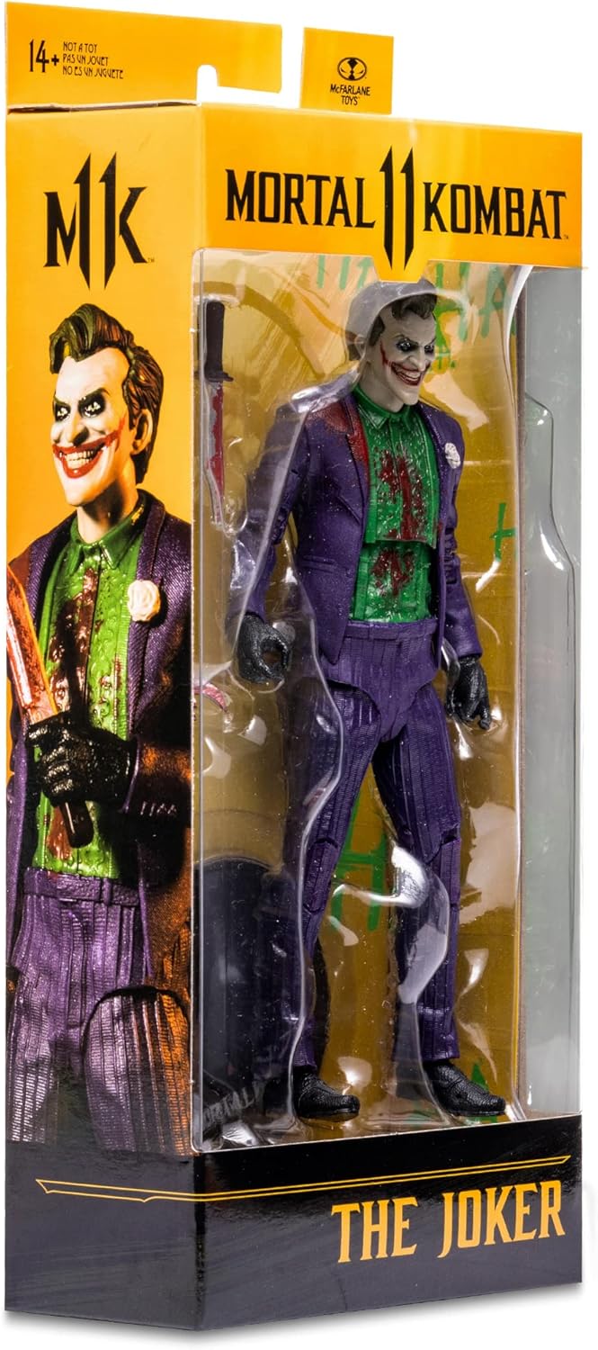 McFarlane Mortal Kombat Joker Action Figure - Bloody - TM11058 Multicolor