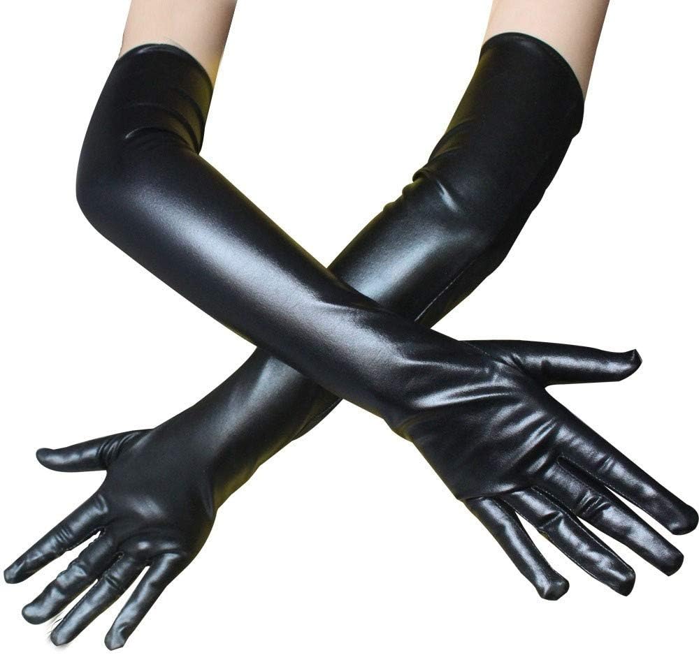 Men's Gloves & Mittens Sexy Unisex Leather Gloves Tight Performance Gloves Women's Gloves & Mittens One Size Black