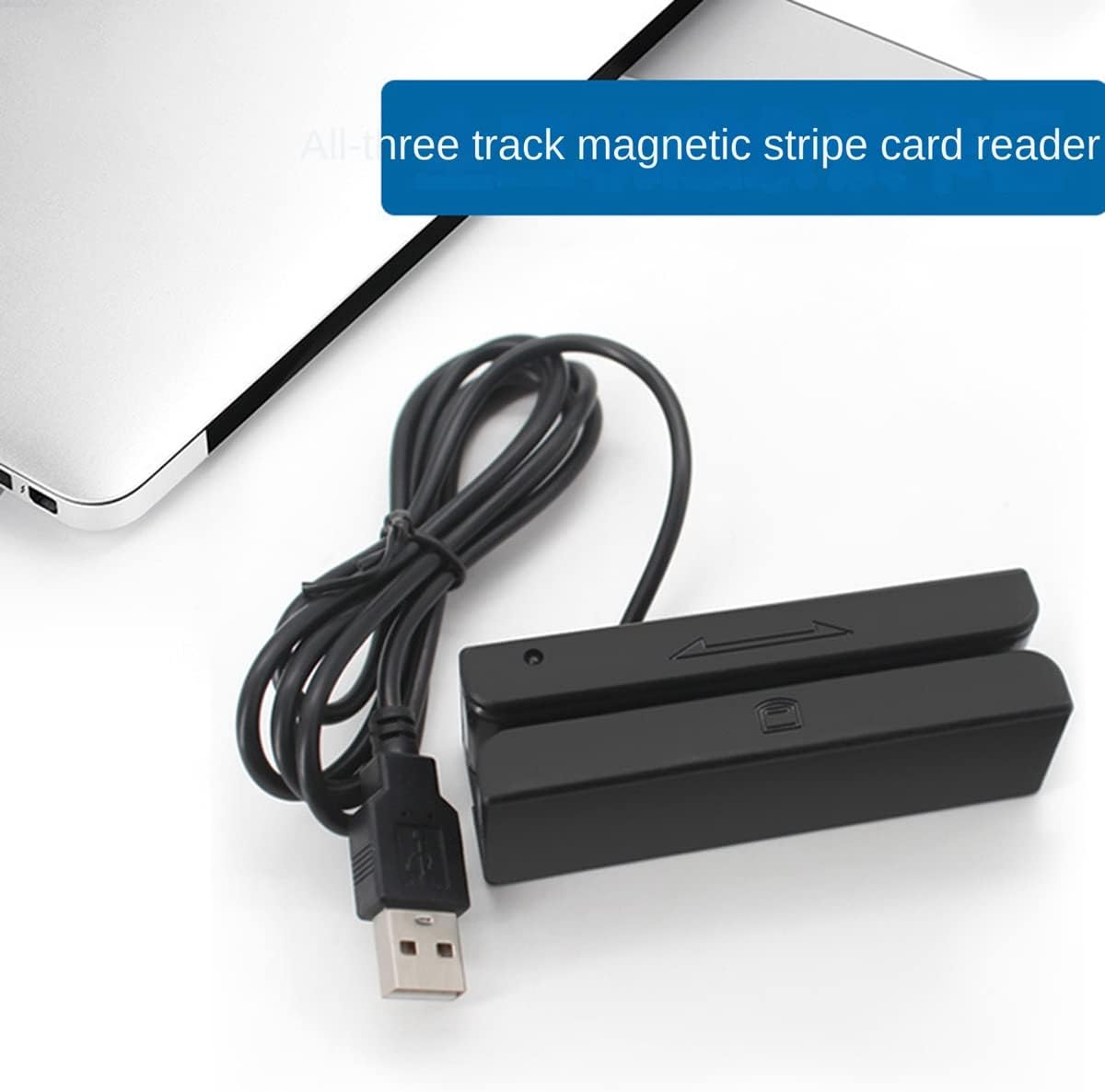 MSR90 Magnetic USB Stripe Card Reader Card Reader 3 Tracks Mini Swiper for PC USB