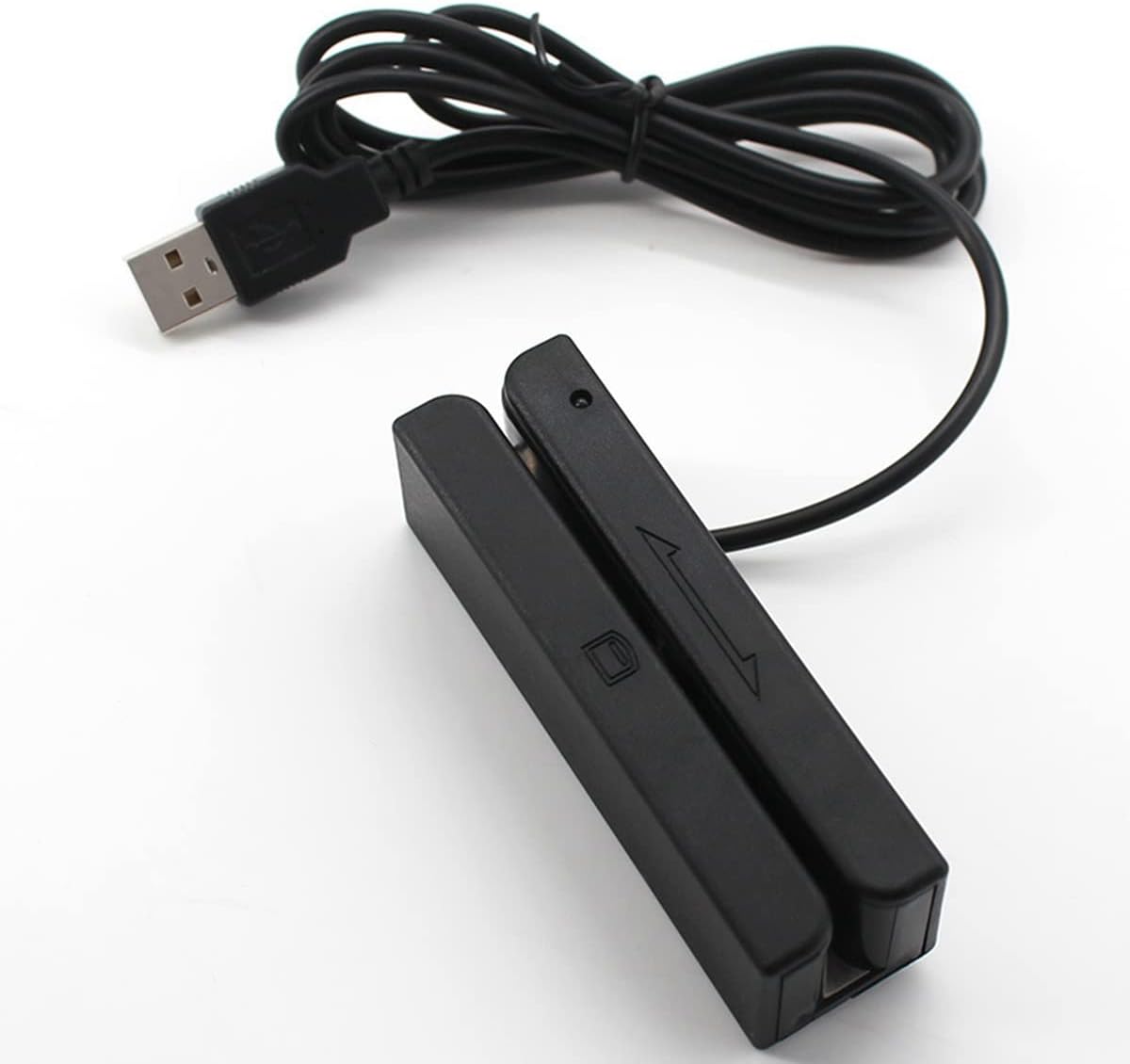 MSR90 Magnetic USB Stripe Card Reader Card Reader 3 Tracks Mini Swiper for PC USB