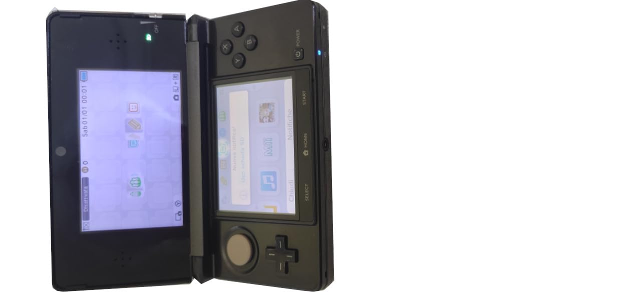 New Nintendo 3DS HW: Console, Black Nintendo 3DS Black disc