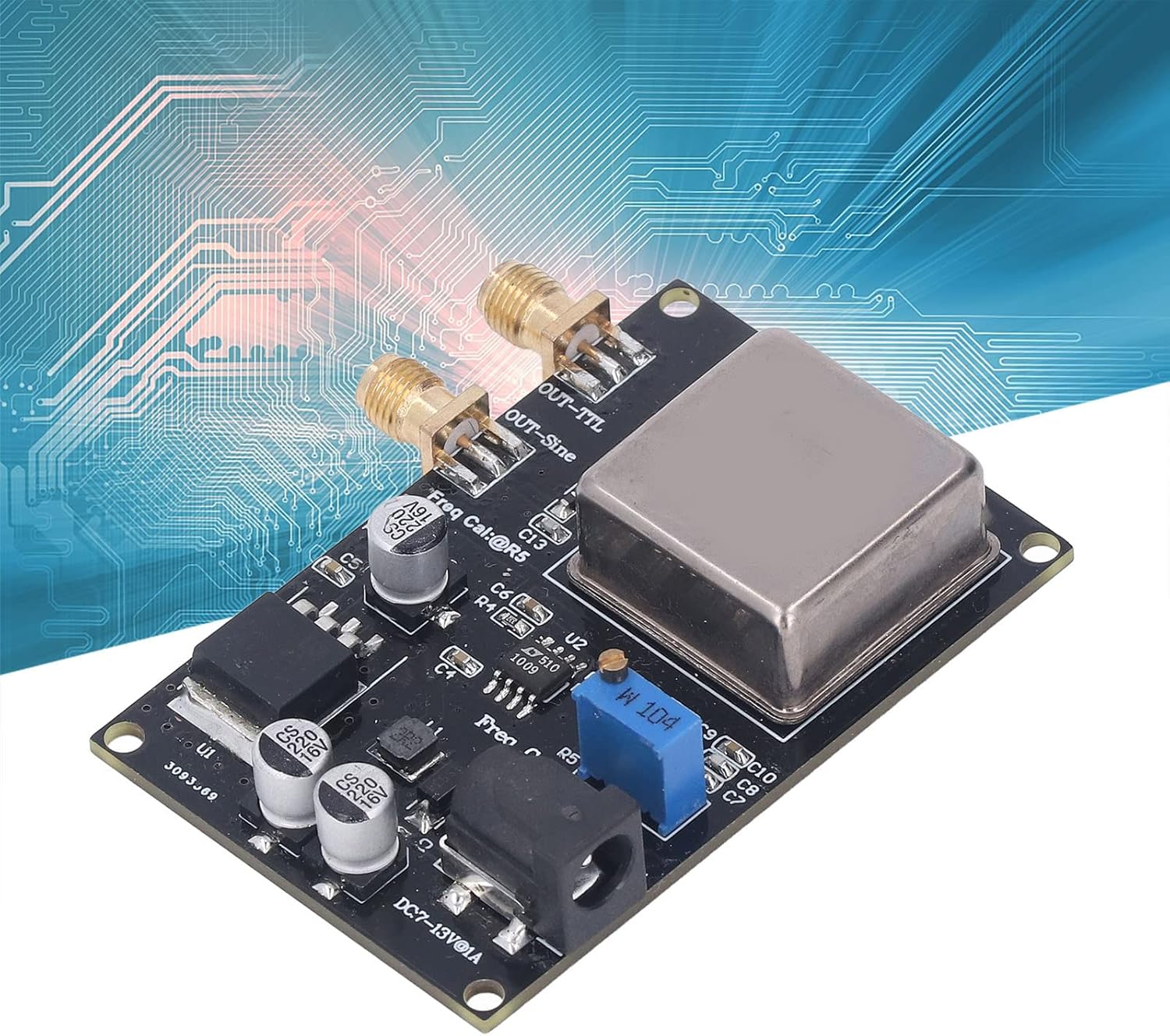 OCXO Frequency Standard Reference form, constant temperature card for crystalline oscillator 10 MHz with ultra low phase noise for audio