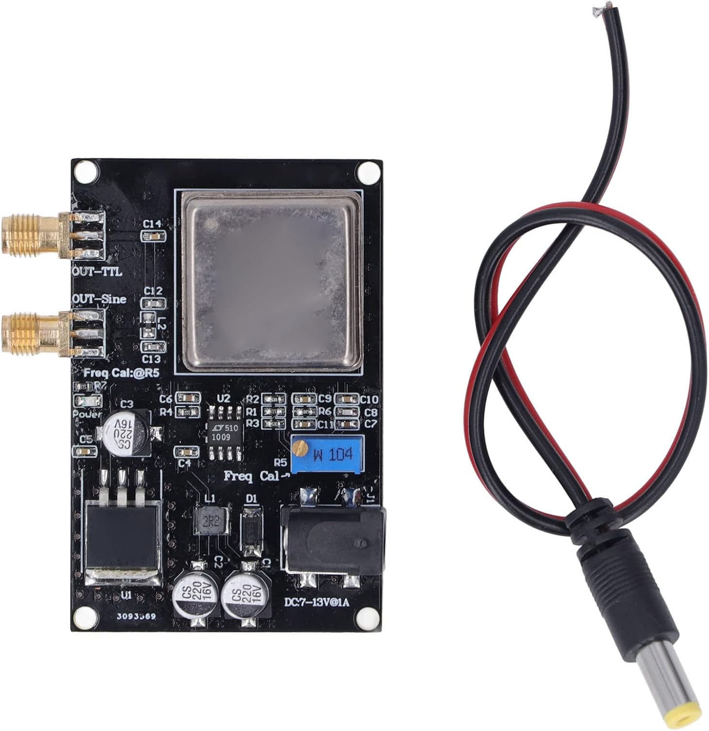 OCXO Frequency Standard Reference Module, constant temperature card for crystalline oscillator 10 MHz with ultra low phase noise for audio
