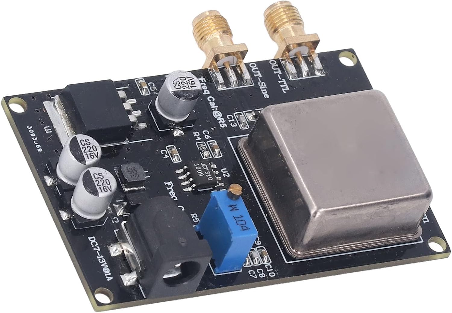OCXO Frequency Standard Reference Module, constant temperature card for crystalline oscillator 10 MHz with ultra low phase noise for audio