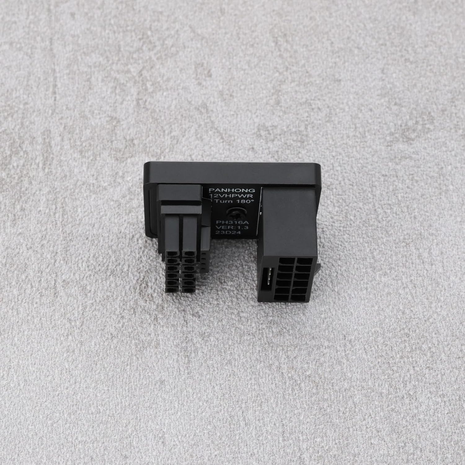 OTOTEC 1PC 12VHPWR 12+4 Pin Power Adapter ATX 3.0 16 Pin GPU PCIe5.0 Power Connector with 180 Degree Angle 600W Compatible with RTX 4090 4080 4070Ti 3090Ti Type A Graphics Card Type A