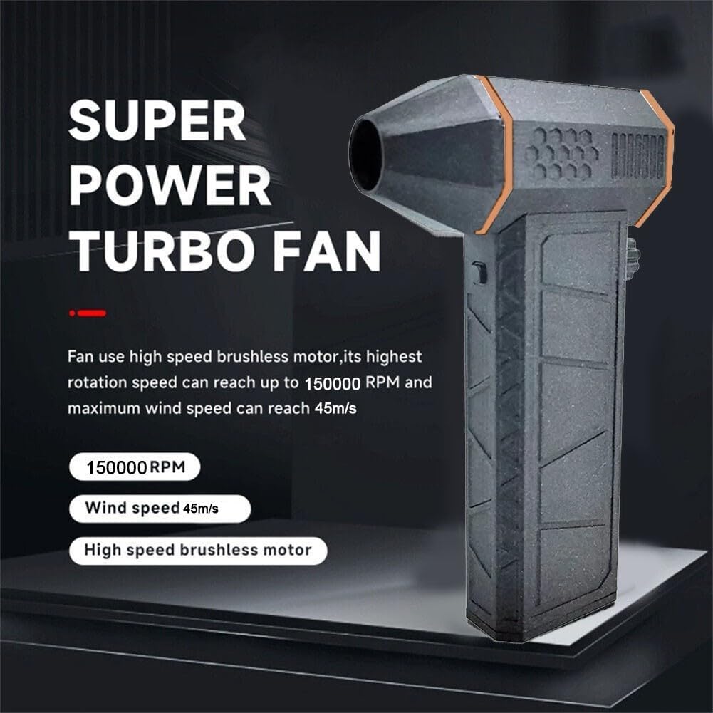 Powerful Turbo Fan, Mini Jet Blower, Jet Dry Blower, 150000 RPM Electric Turbofan, Cordless Violent Turbo Fan, Compressed Air Duster