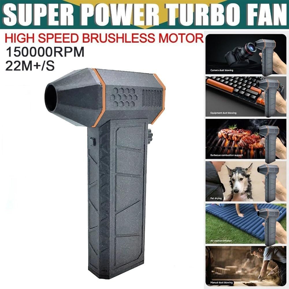 Powerful Turbo Fan, Mini Jet Blower, Jet Dry Blower, 150000 RPM Electric Turbofan, Cordless Violent Turbo Fan, Compressed Air Duster