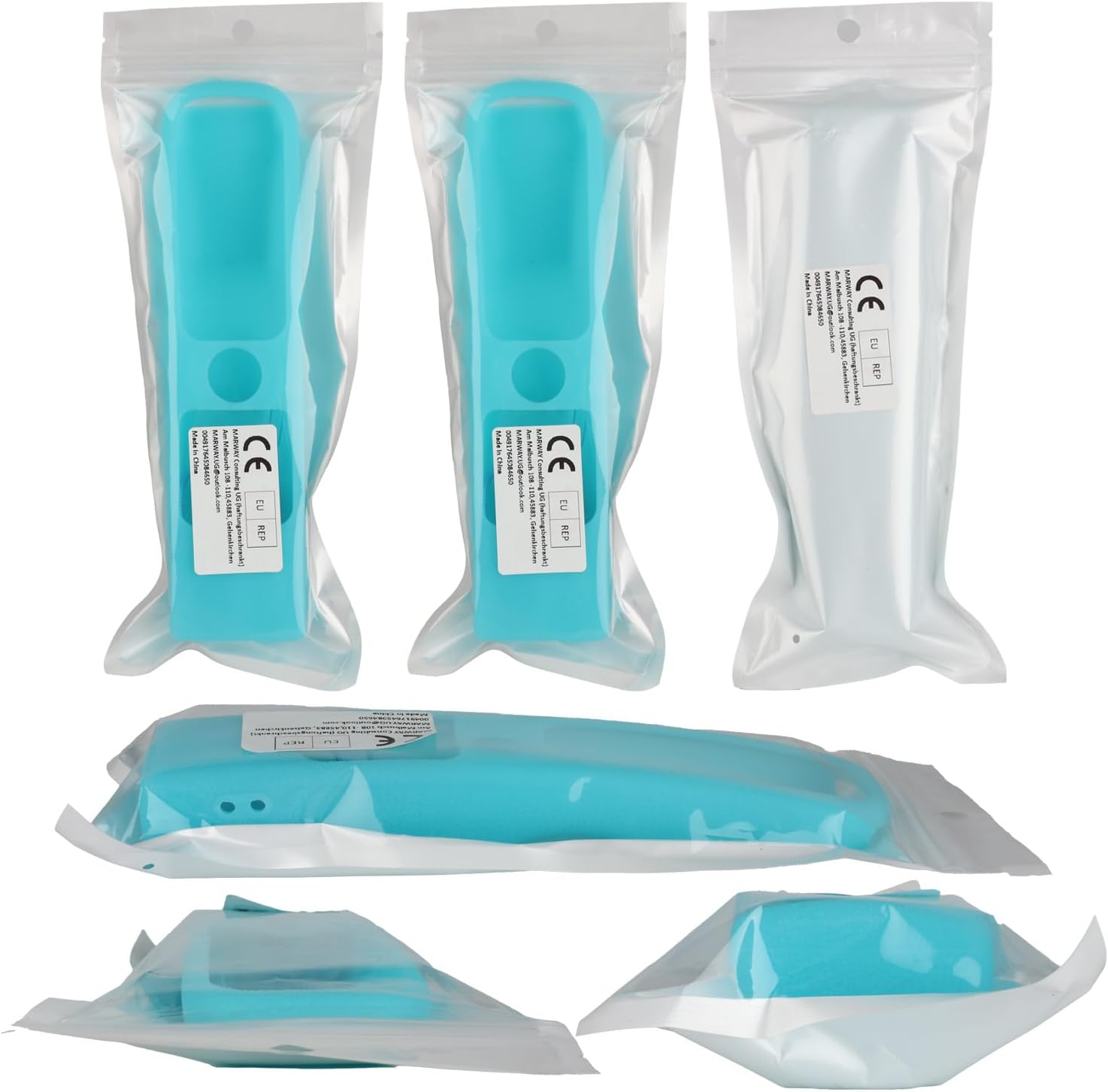 Silicone Remote Control Case Compatible with LG 4K UHD Smart TV Magic AN-MR21GA AN-MR22GA AN-MR22GN AN-MR23GA AN-MR24GA Remote Control Shockproof Protective Cover with Fluorescent Blue and Lanyard