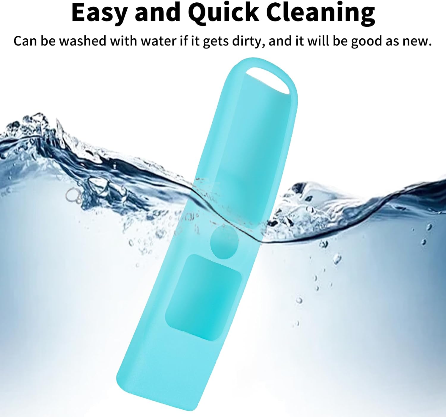 Silicone remote control compatible with LG 4K UHD Smart TV MAGIA AN-MR21GA AN-MR22GA AN-MR22GN AN-MR23GA AN-MR24ga Remote control Spass protective cover with fluorescent blue and lanyard