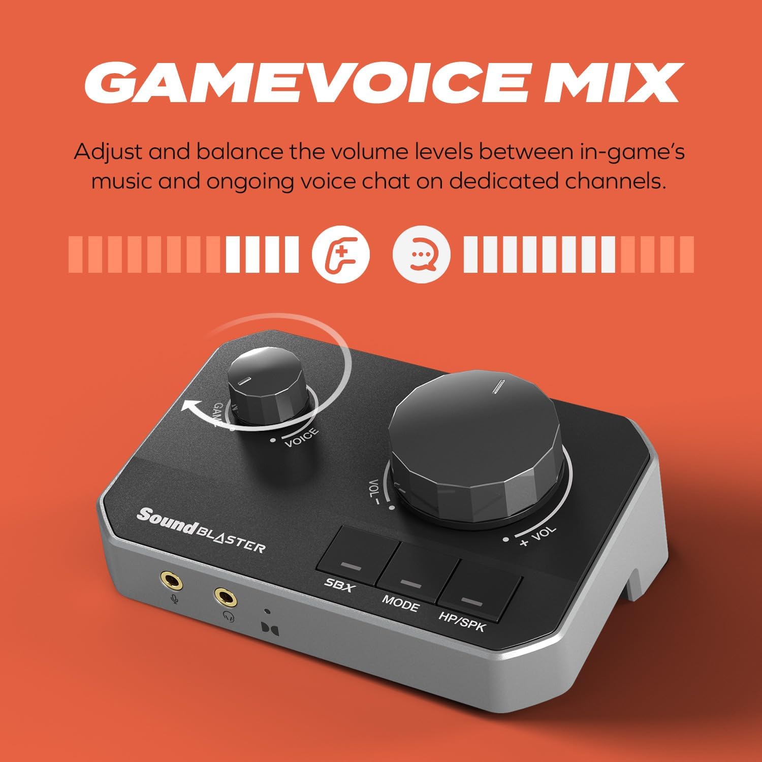 Sound Blaster G8 – Hi-Res Gaming USB DAC with Dual USB Audio Mixing and Fully Customizable Acoustic Engine and 10-Band EQ