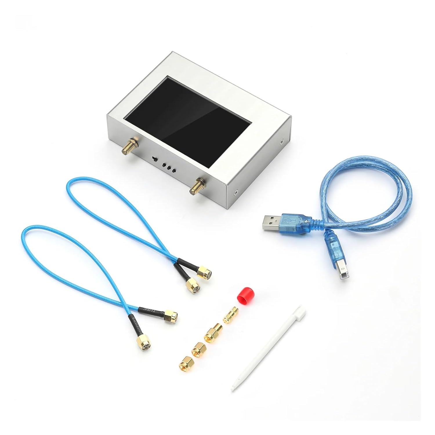 Spectrum Analyzer, NanoVNA V2 Plus4 Vector Network Analyzer 50KHz-4GHz 4 Inch TFT Shortwave HF VHF UHF 70-90dB with 3200 mAh Battery, Precision Measurement