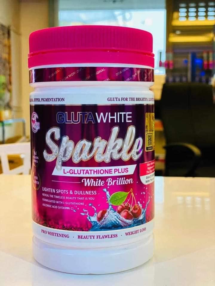 Sterina Gluta White Glutathione Collagen Lightening Milk Gluta White Glutathione Lightening Serum 250Ml 60Ml (Set of 2 pieces)