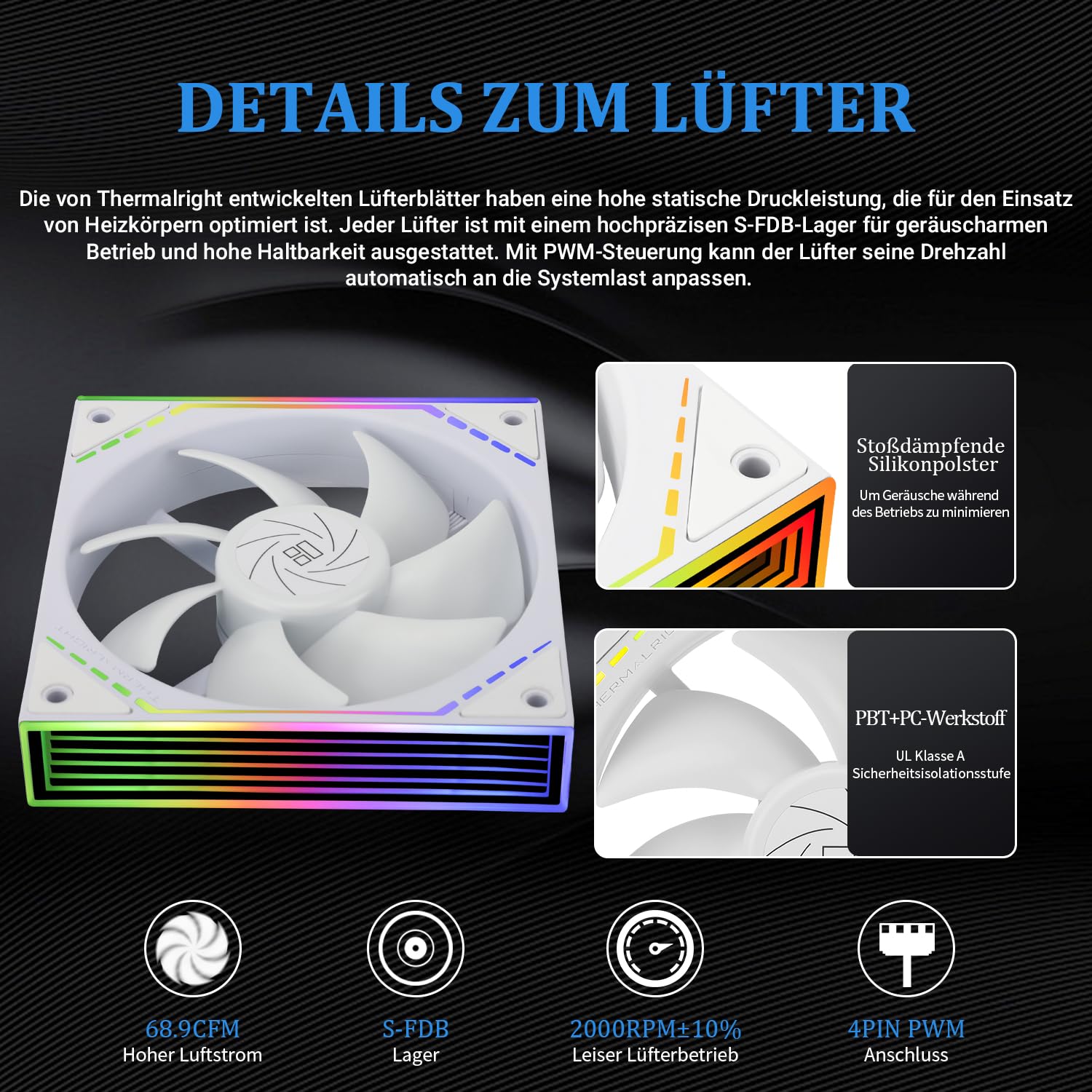 Thermalright Frozen Infinity 360 WHITE CPU Liquid Cooler, Triple PWM Fan with 2000 RPM, Aio CPU Cooling, for AM4/AM5 and Intel LGA115X/2011/1700/1851, Infinity Mirror