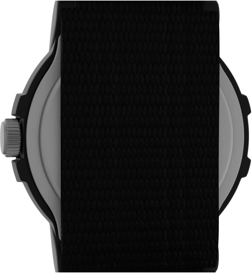 Timex Men's analog quartz wristwatch Nylon White/Black