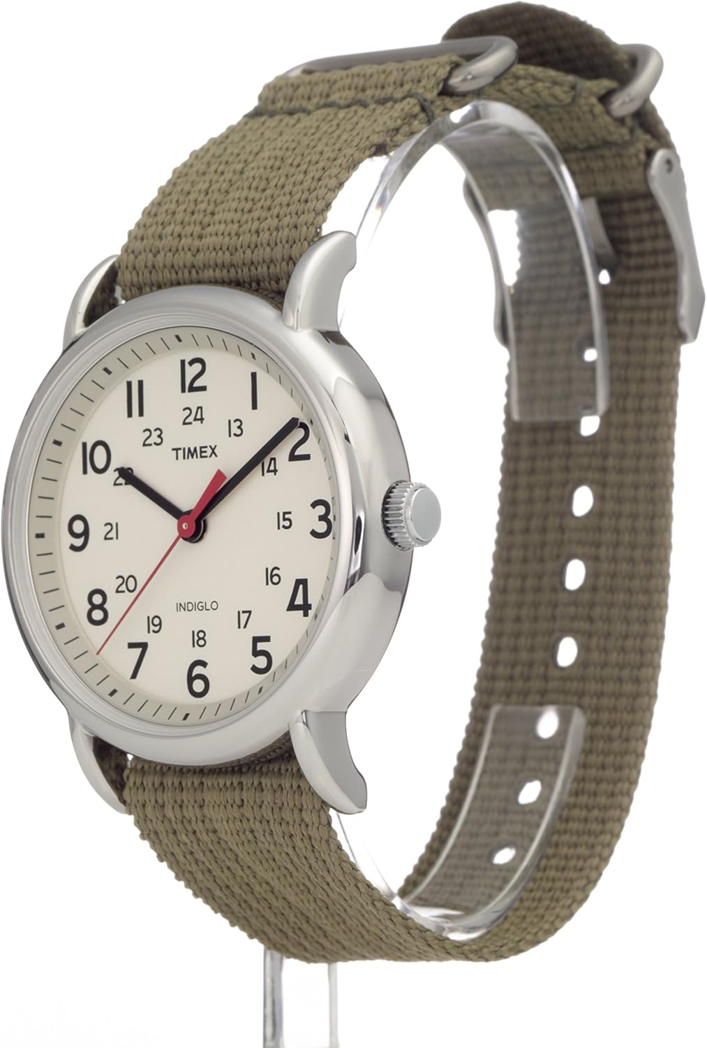 Timex Weekender 38 mm Watch Beige/Green