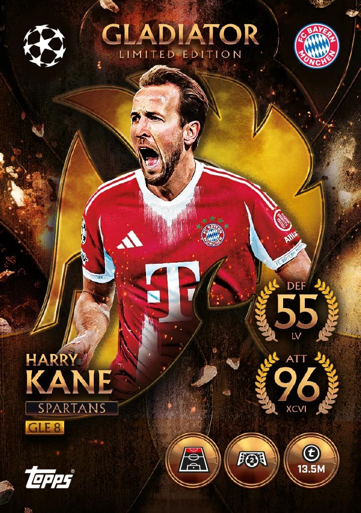 Topps UCC Match Attax 2025/26 - Mega Tin Bundle - contains all 4 Mega Tins from the Match Attax 2025/26 collection - Centurions, Warriors, Spartans and Battlers.