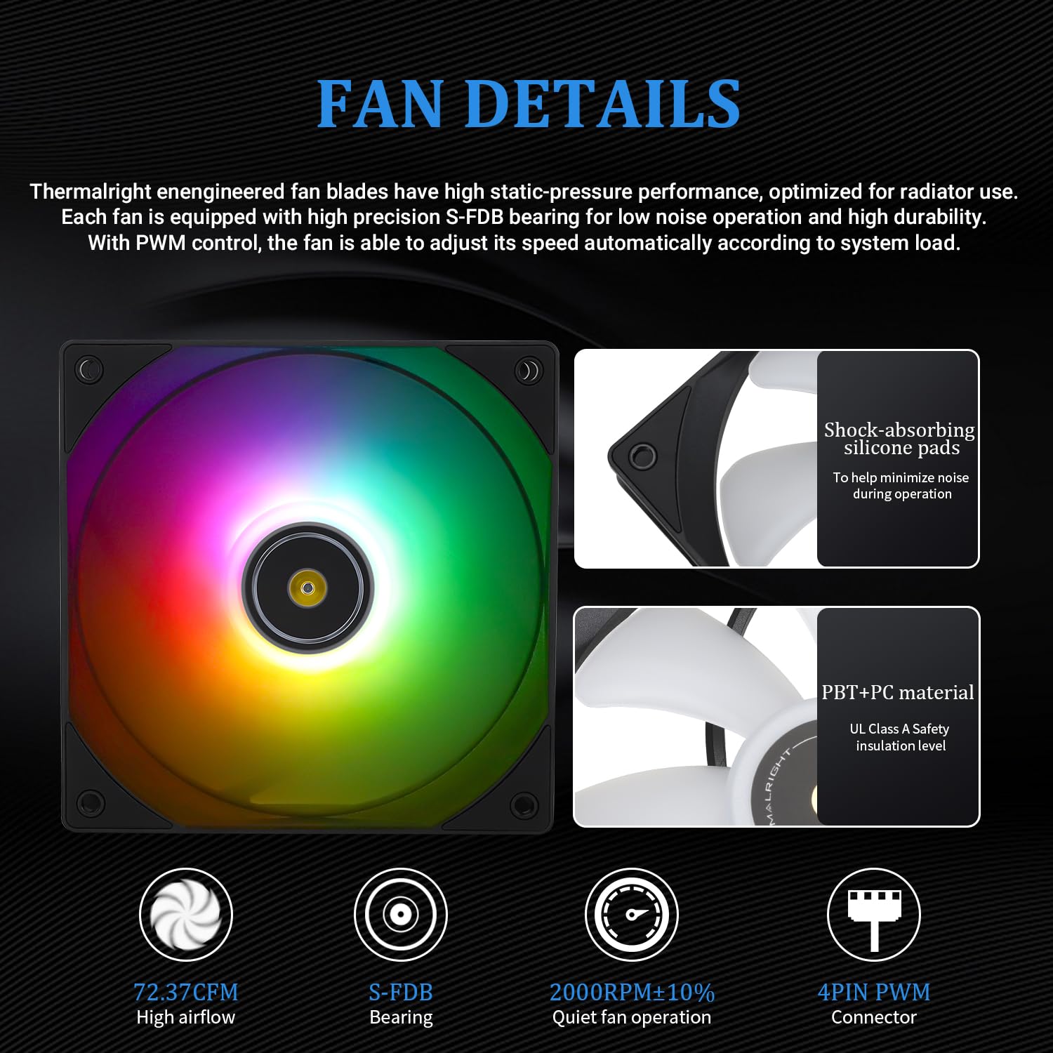 TR -Frozen Notte 360 BLACK ARGB V2 Water CPU Cooler, 3 PWM Fans with 2000RPM Speed, Intel LGA 1700/1851/1150/1151/1200/2011, Suitable for AM4/AM5, Computer CPU Liquid Heatsink