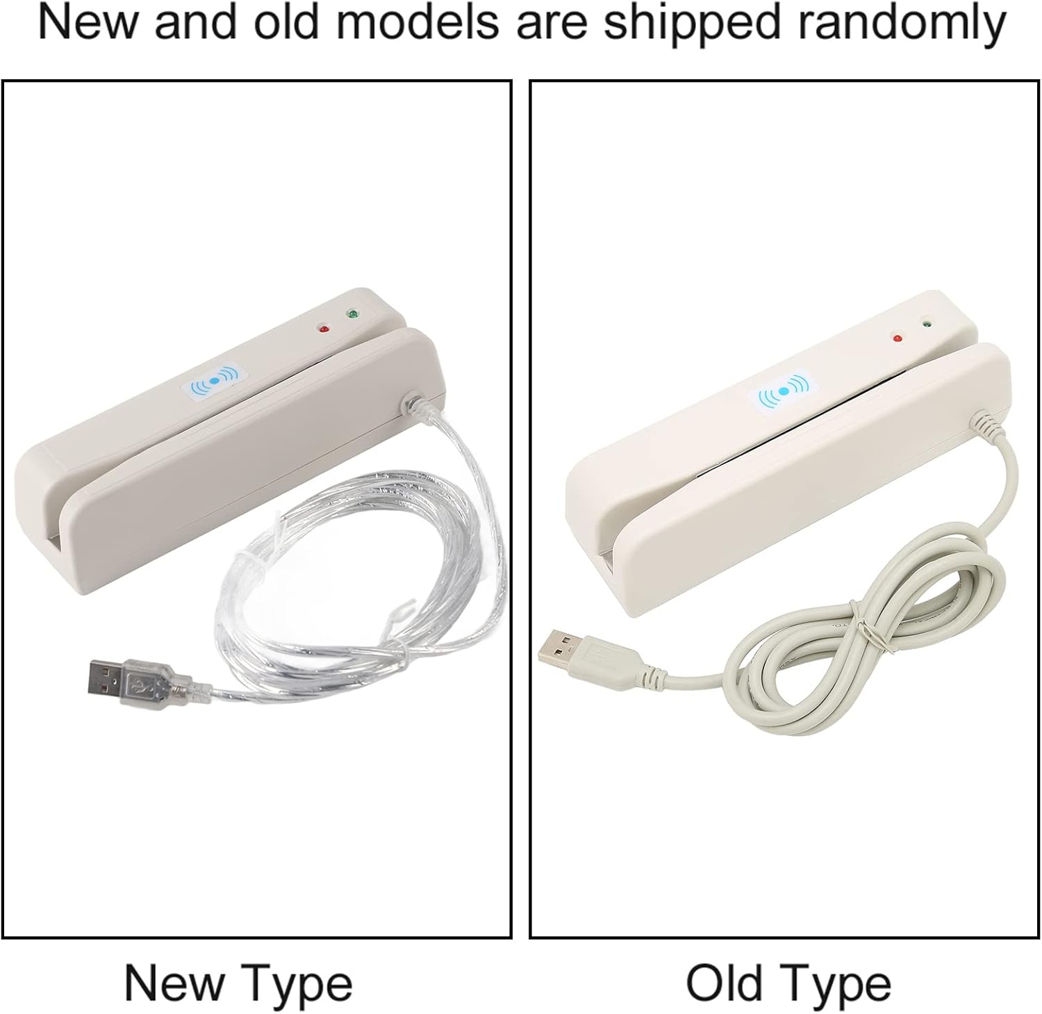 Tyenaza MSR-400 Card Swiper, Lightweight USB Interface 2-Way Swipe Convenient Practical Reader for Banking System