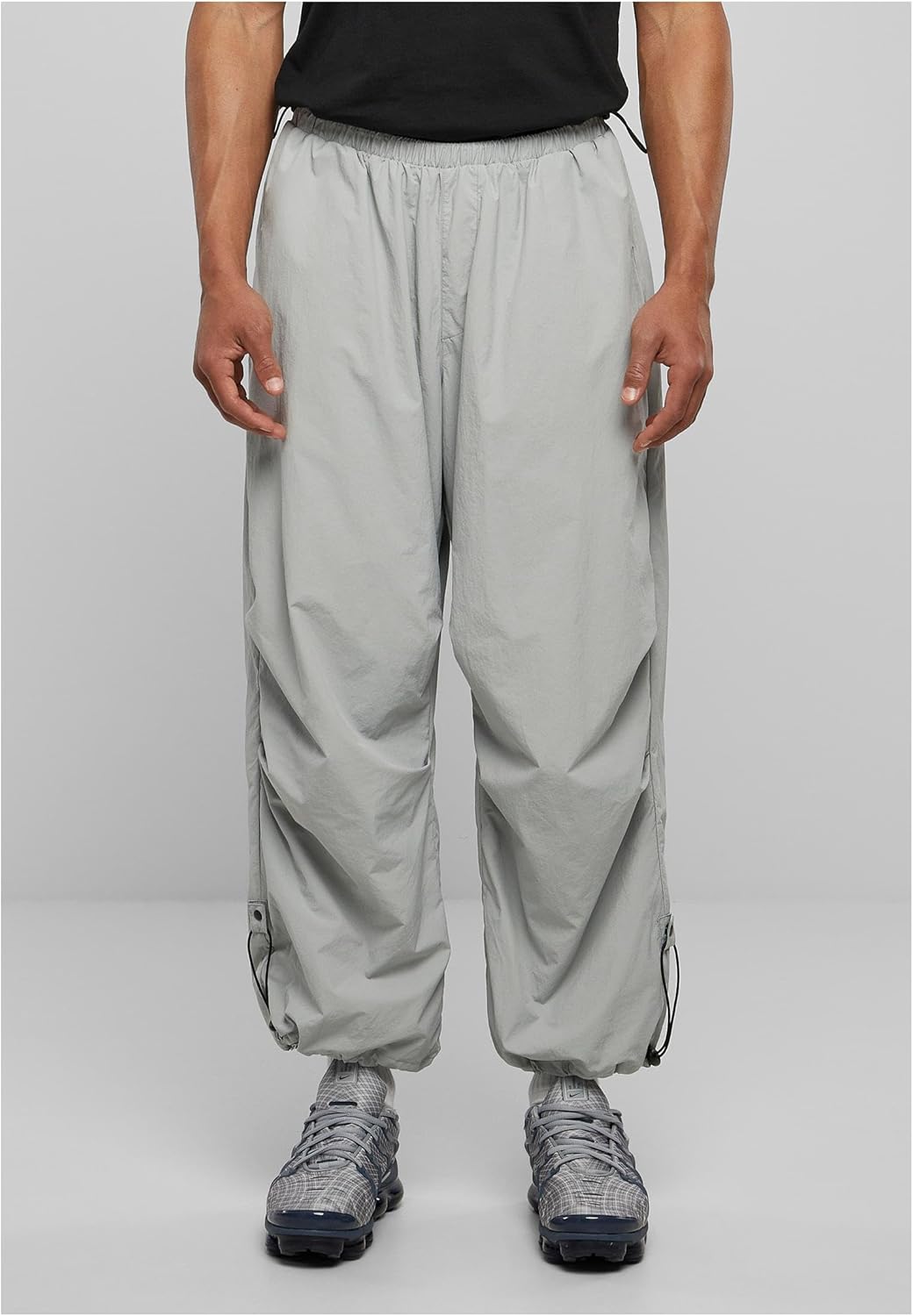 Urban Classics Herren Nylon Parachute Pants L Lightasphalt