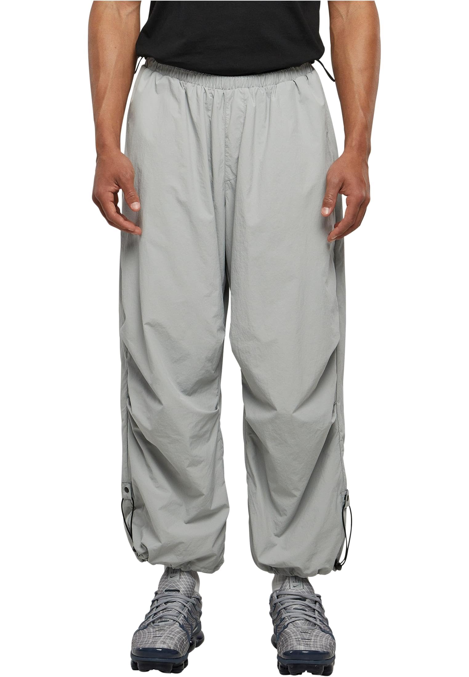 Urban Classics Herren Nylon Parachute Pants L Lightasphalt