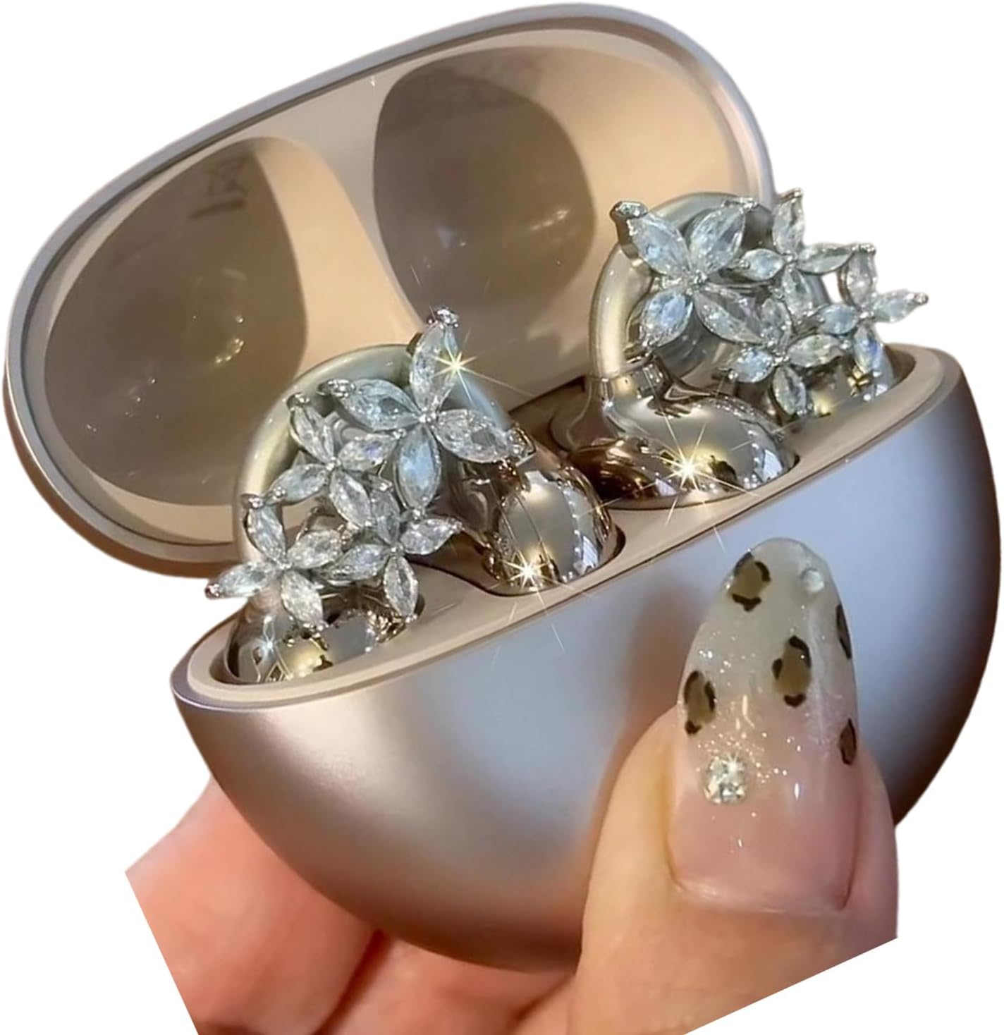 Adjustable Headphone Clip, Metal Clip, Fits Most Earphones, 4-8mm