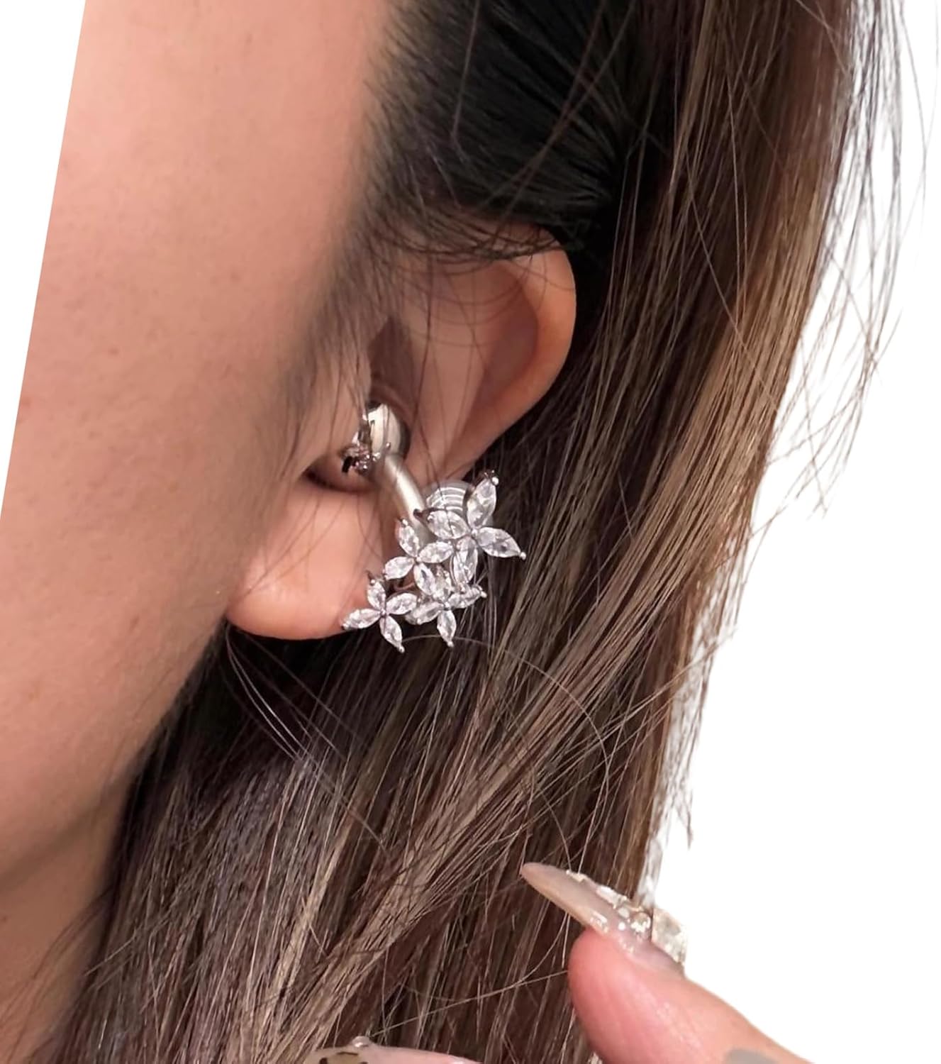 Adjustable Headphone Clip, Metal Clip, Fits Most Earphones, 4-8mm Left Headphone Clamp