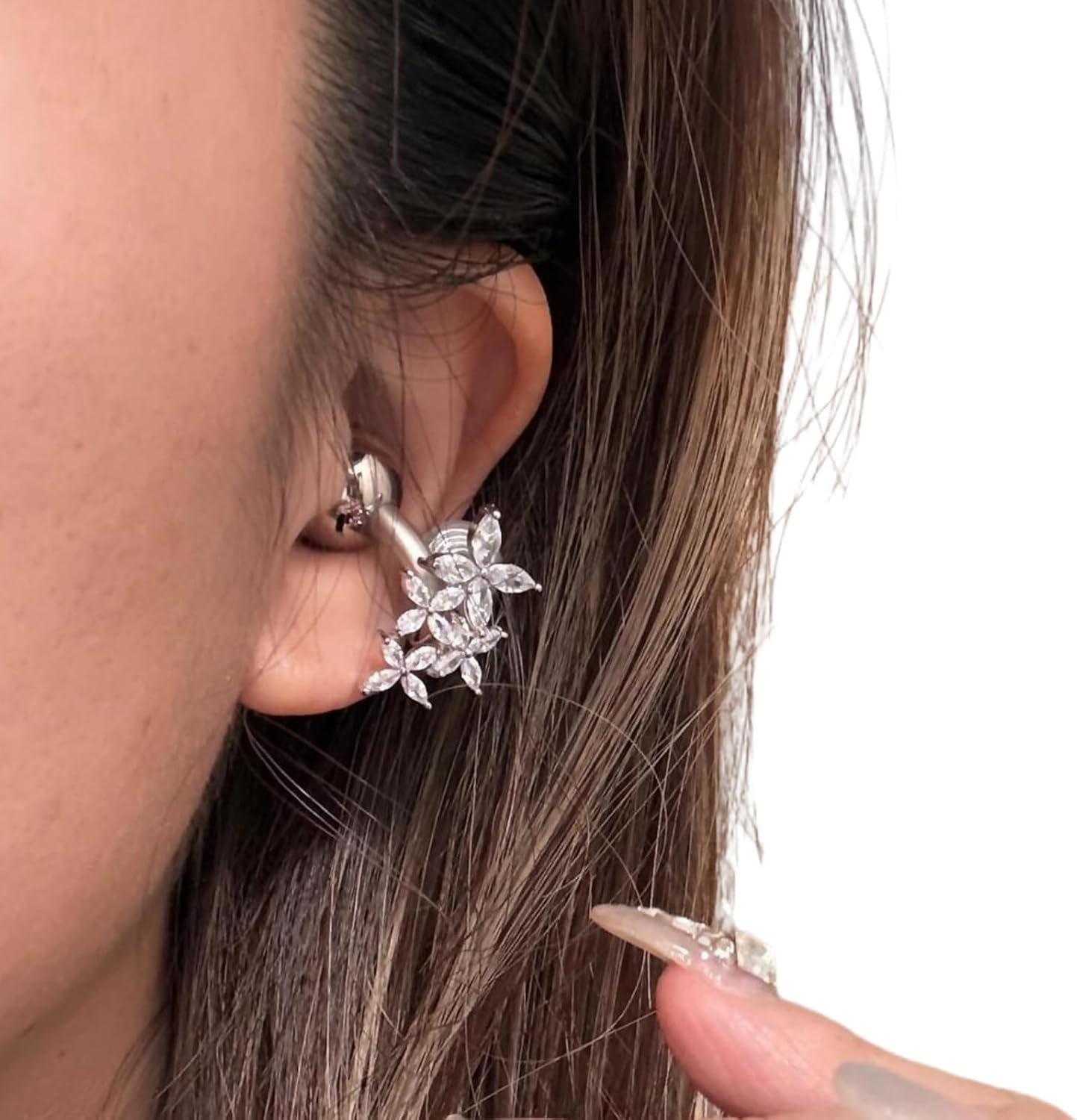 Adjustable Headphone Clip, Metal Clip, Fits Most Earphones, 4-8mm Left Headphone Clamp