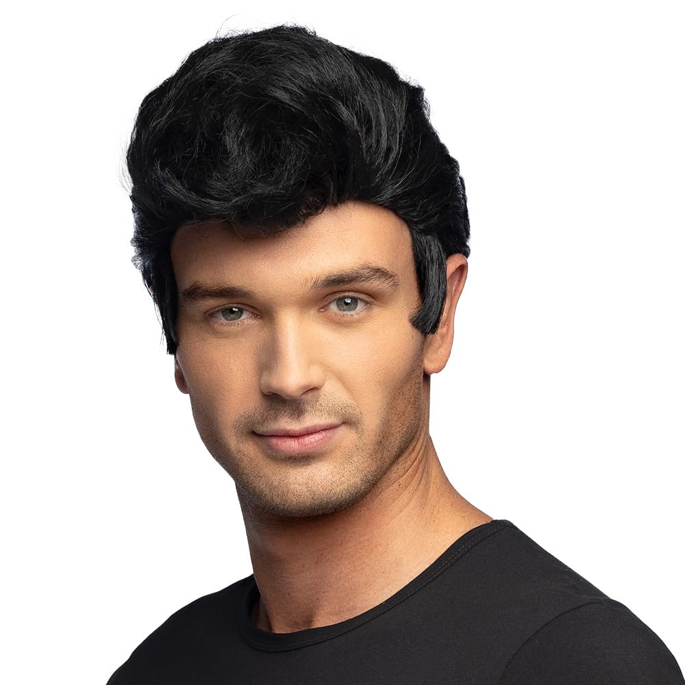 Boland 85748 - Danny 50s Wig, Synthetic Hairstyle for Carnival Costumes, Rock 'n' Roll Fancy Dress, Carnival, Theme Party