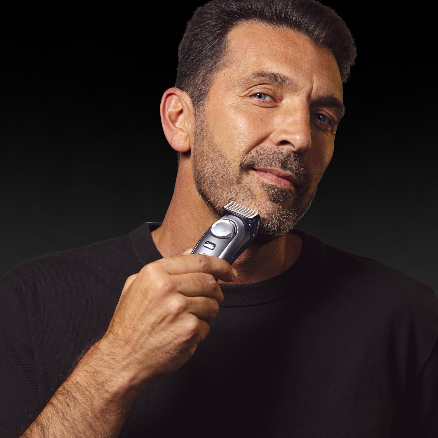 Braun Men's Beard Trimmer Series 9, +14 Barber Tools, Electric Beard Shaver, ProBlade Sharp Blade for Life, 180 Min, Precision Selector with 52 Lengths, Waterproof, BT9565, Titanium BT 9