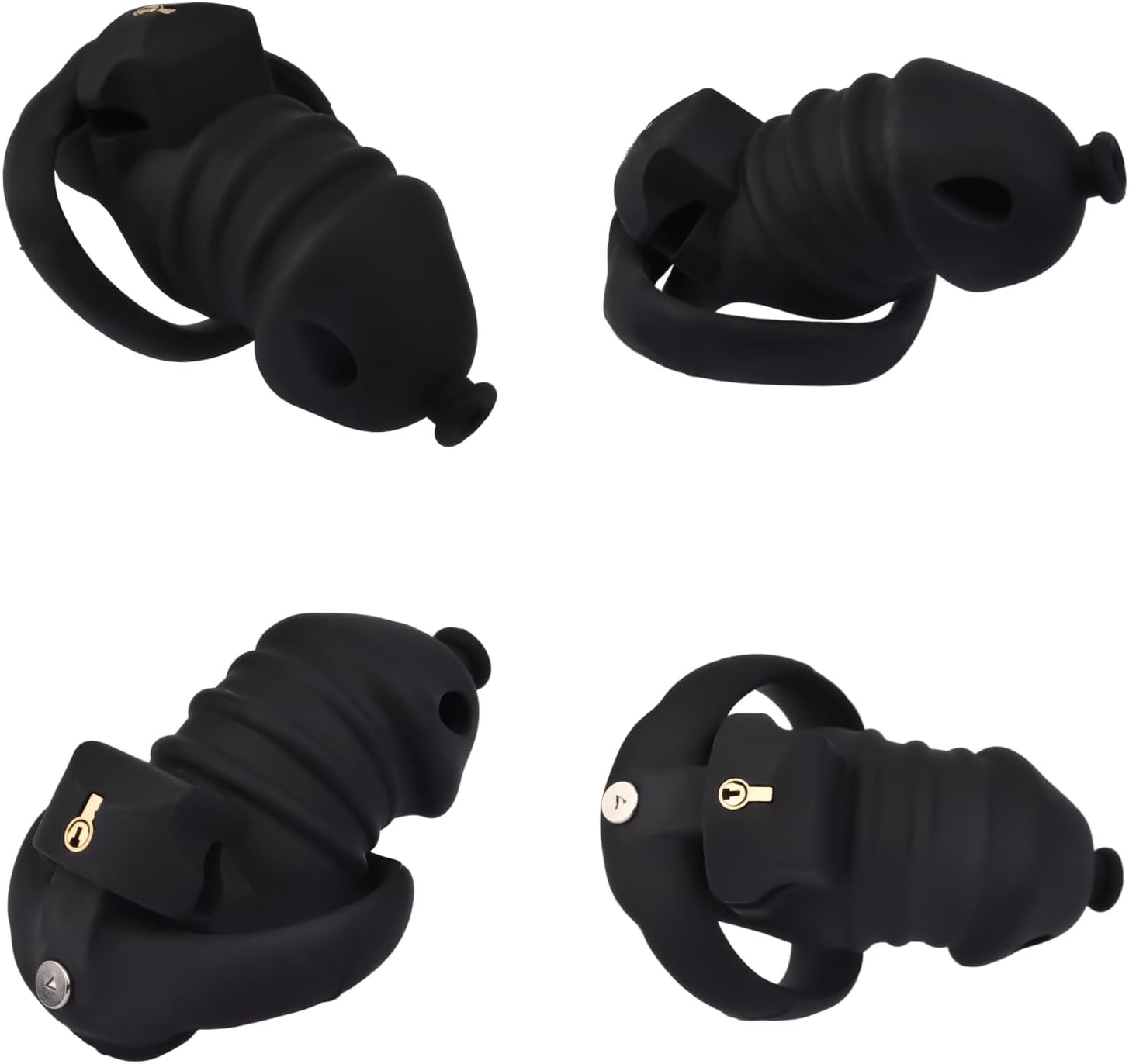 Cage for fitness exercises in silicone, soft and light, combinable with metal tubes-ITA365 Black short