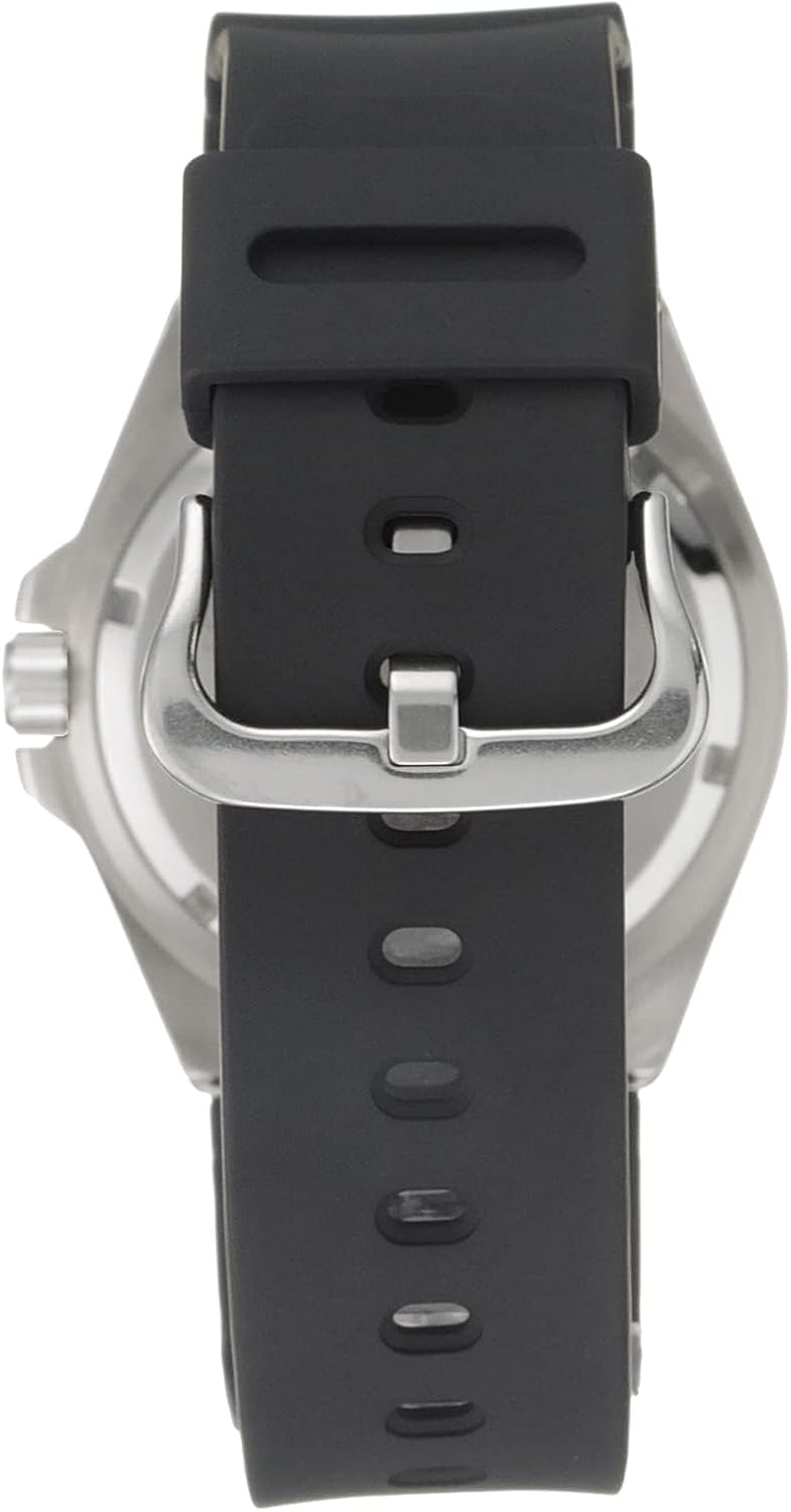 Casio MDV106 Series | Unisex Analog Watch | 200M WR | Stainless Steel Case | Resin Band | 2 Hand Analog (HR, Min, SEC) | Date Display | Screw Down Crown/Screw Down Caseback | 3 Year Battery Blue/Red Resin Strap