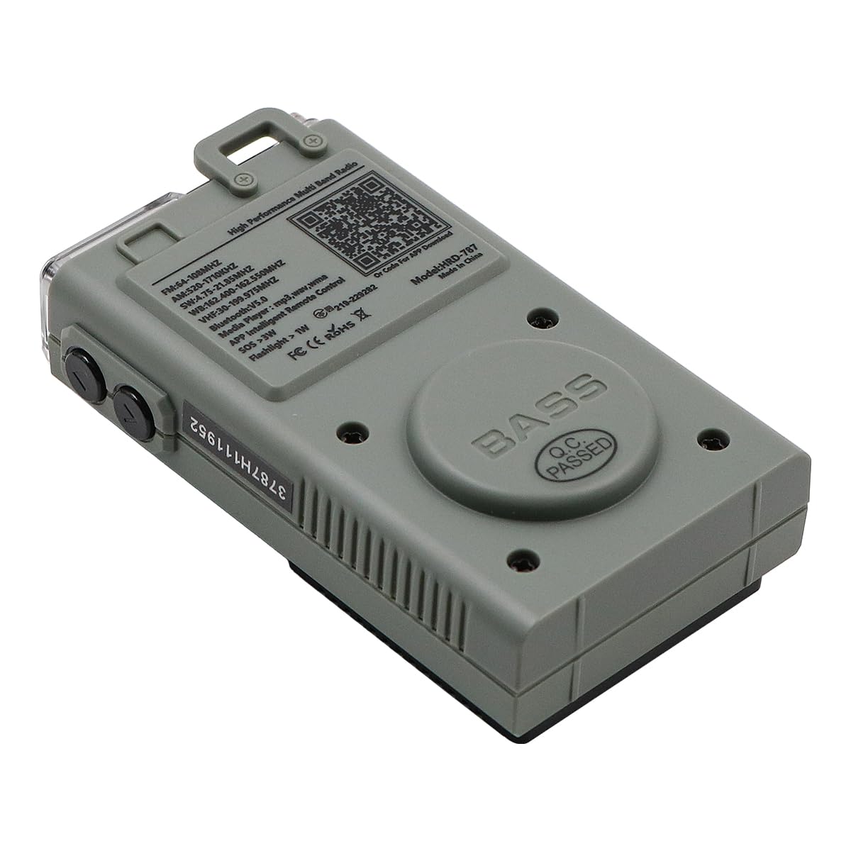 DollaTek DAB/DAB+ FM VHF AM SW WB Band Radio Portable Shortwave Radio Support App Intelligent Remote Bass Stereo SOS Alarm