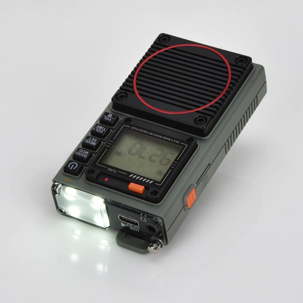 DollaTek DAB/DAB+ FM VHF AM SW WB Band Radio Portable Shortwave Radio Support App Intelligent Remote Bass Stereo SOS Alarm
