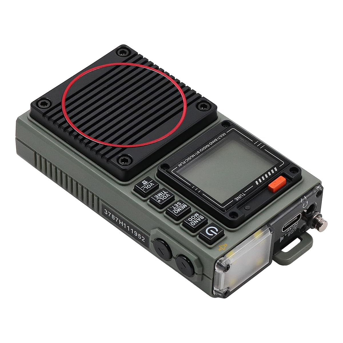 DollaTek DAB/DAB+ FM VHF AM SW WB Band Radio Portable Shortwave Radio Support App Intelligent Remote Bass Stereo SOS Alarm