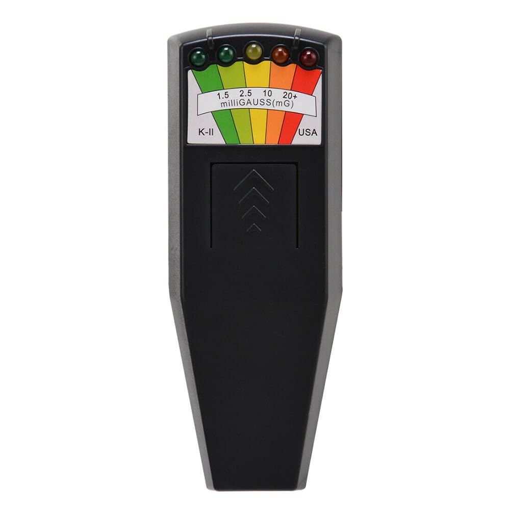 EMF Detector, Portable K2 Ghost Detector, 5 LED EMF Ghost Detector K2, K2 EMF Detector, for Office, Home, Ghost Hunting, Black